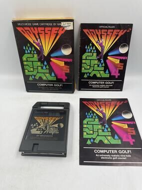 Magnavox Odyssey Computer Golf Game CIB w/ Box Manuals Inserts Vintage